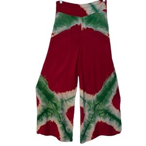 Gagana‎ Women's Designer Colorful tie-dyed Palazzo Pants, Size 30 (NWOT )